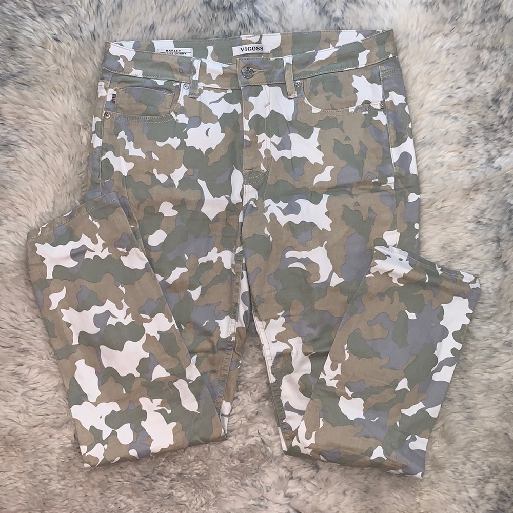 Vigoss Cow Print Jeans